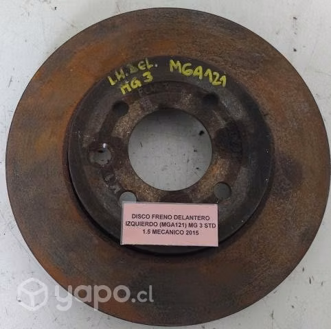Disco Freno Delantero Izquierdo (MGA121) MG 3 STD