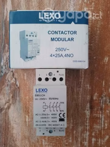 Contactor modular 4x25amp