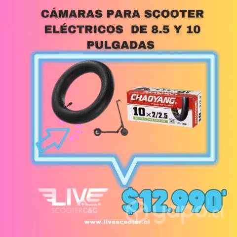 Cámaras para scooter eléctrico de 8.5 y 10 pulgada