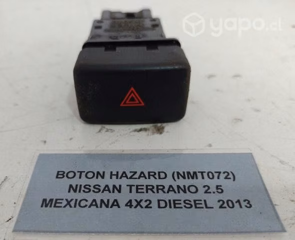 Botón Hazard (NMT072) Nissan Terrano 2.5 Mexicana