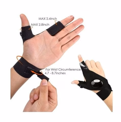 Guantes Con Luz Led, Trabajo, Pesca, Reparaciones