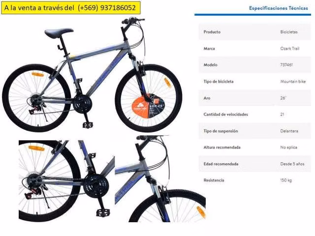 Bicicleta Montañera Aro 26 "NUEVA"