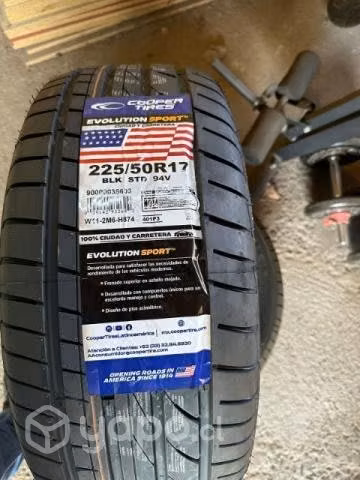 Neumáticos 225/25r17 Cooper evolución