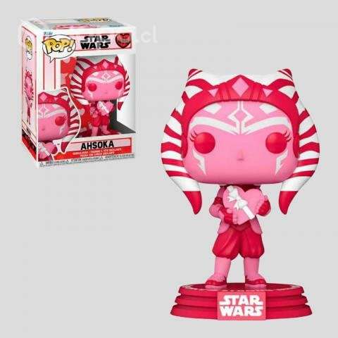 Funko Pop Star Wars Ahsoka Valentines Day 496 - Imagen 2