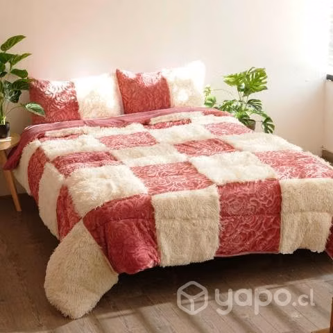 Cobertor Cubrecama Con Chiporro 2 Plazas Diseños V