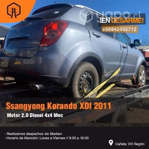 Biela ssangyong korando XDI 2011