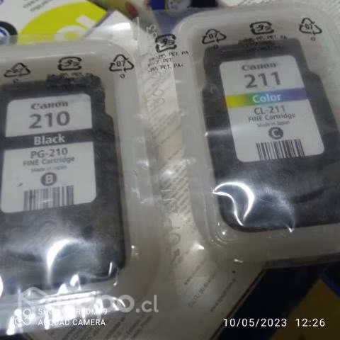 Packs de tintas canon 210 y 211 colores originales