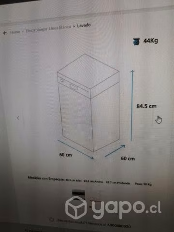 Lavavajillas Mabe 14 cubiertos