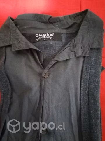 Camisa manga larga gris