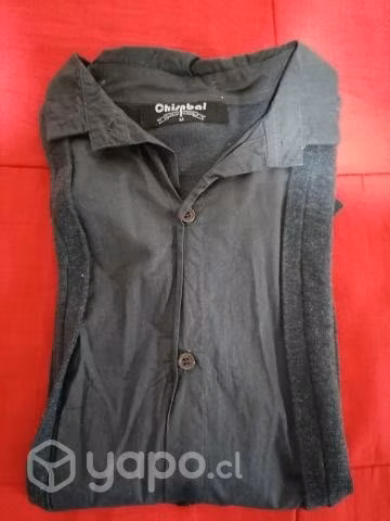 Camisa manga larga gris