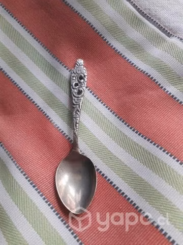 Bella cuchara de plata alemana
