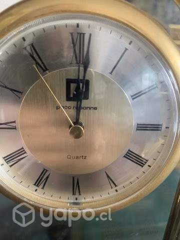 Reloj de velador/ escritorio. Paco Rabanne y Richa