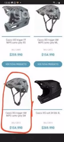 Lote de cascos
