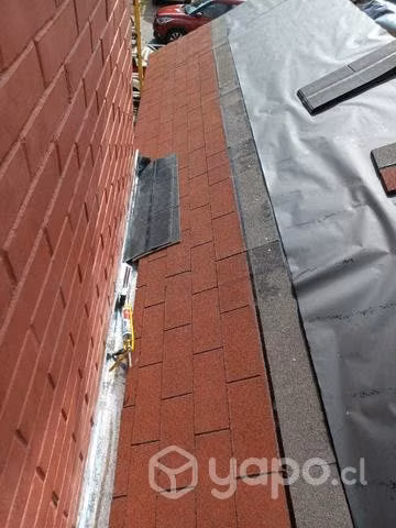 Instalación de teja asfáltica