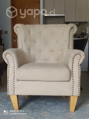 Poltrona de terciopelo - Imagen 2