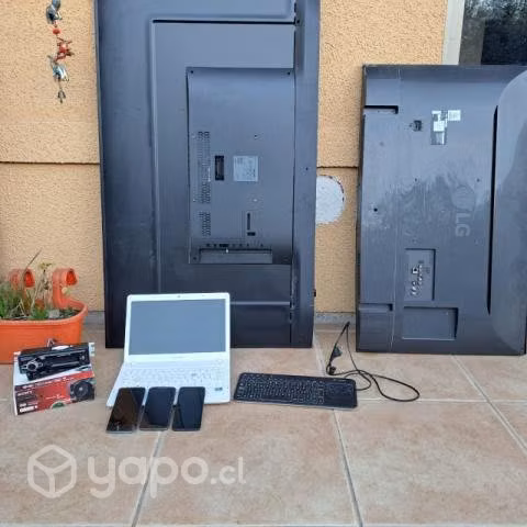 2 Televisores, 3 celulares, 1 Notebook y 1 radio