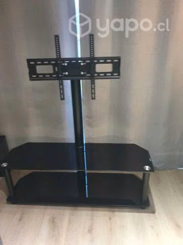 Rack de TV 130x120x40 cm negro