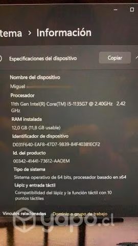 Notebook Lenovo Yoga 7i