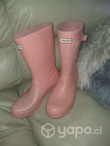 Botas Hunter rosa, usadas número 40 - Imagen 6