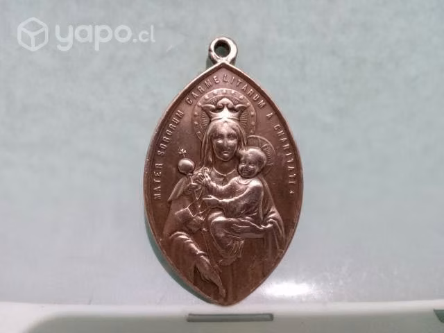 Medalla Pasionista De Jesus En Bronce Francés Sigl