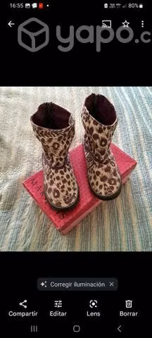 Botines de tela