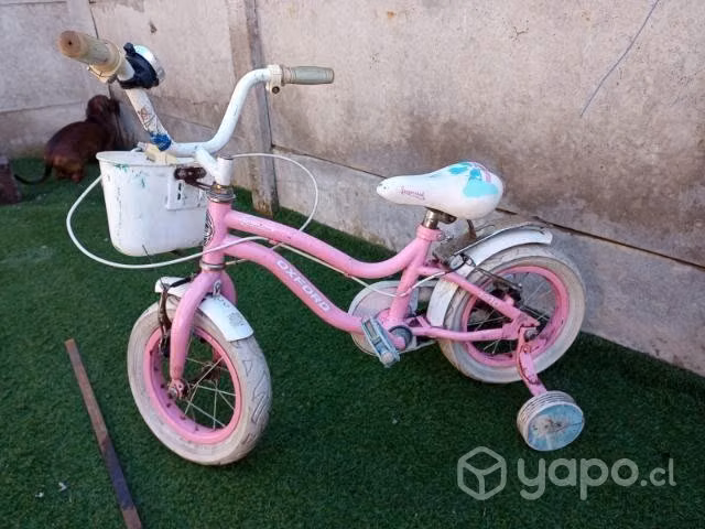 Bicicleta niña Oxford rosada