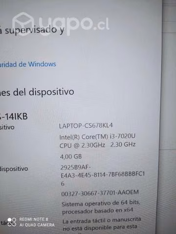 Notebook i3 7tha generación - Imagen 3