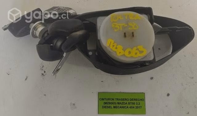 Cinturon Trasero Derecho (MZB063) Mazda BT50 2017