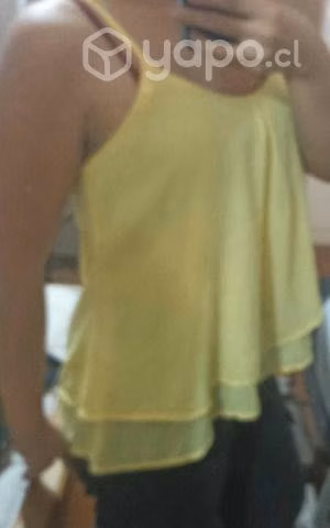 Polera amarilla formal - Imagen 3