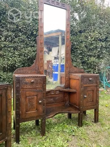 Toilette+mueble antiguo