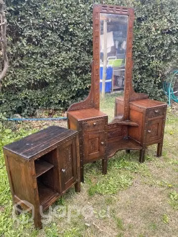 Toilette+mueble antiguo