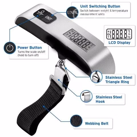 Pesa Digital Maleta Equipaje Balanza De ENVIO GRAT - Imagen 5
