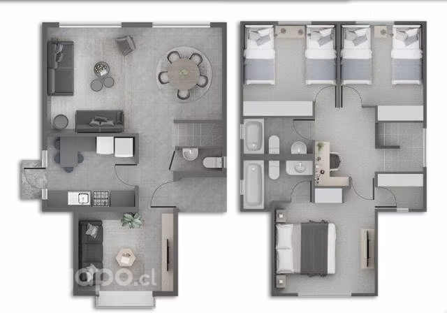 Casa en chillán de 97m2, 3 habitaciones, 3 baños - Imagen 2
