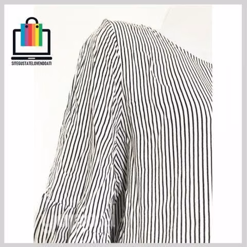 Blusa Basement Rayada manga 3/4