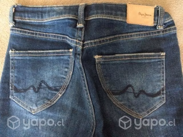 Jeans Azul Pepe Jeans Talla 12 - Imagen 4