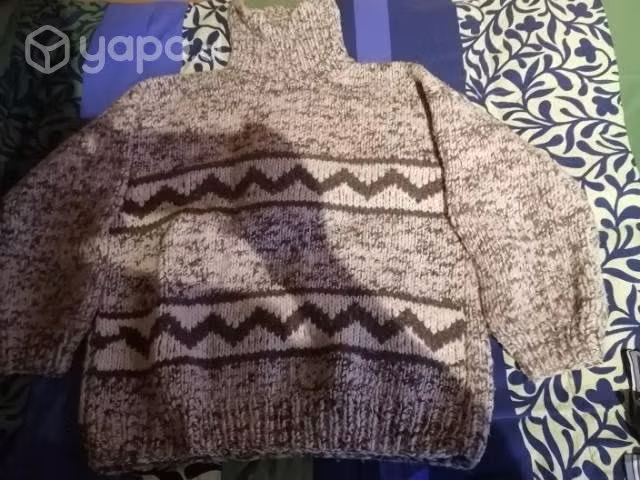 Suéter lana chilote talla L