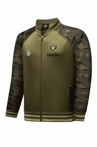 Chaqueta tipo cortaviento original raiders NFL nba