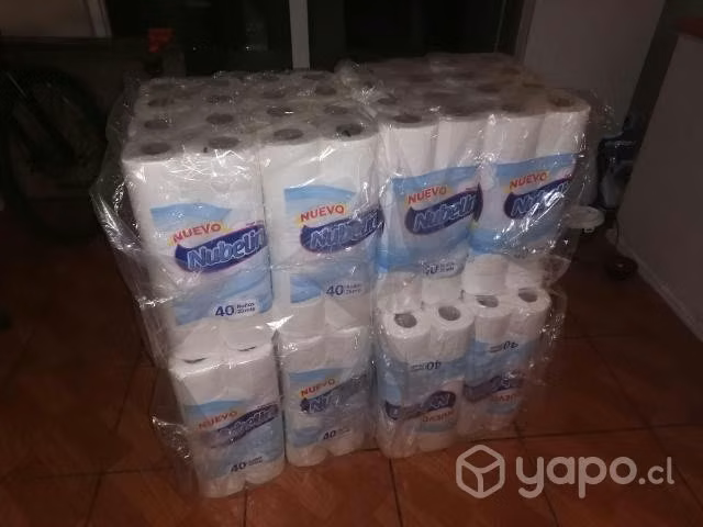 Papel higiénico nubelin 80 rollos y 40