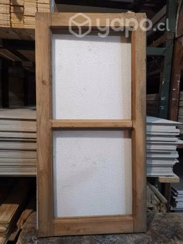 Hojas de Ventana de Madera Nativa