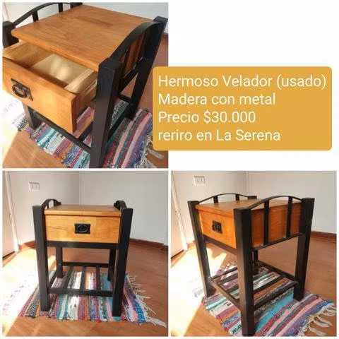 Hermoso velador usado