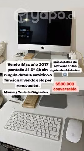 IMac 2017 pantalla 21.5 4k