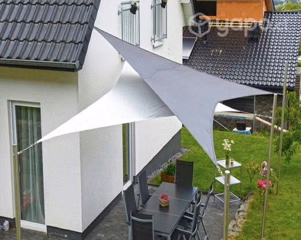 Último toldo vela lona triangular 5x5x5 multi usos - Imagen 2
