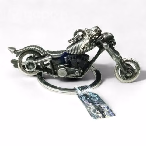 LLavero Moto Ghost skull inferno Metal ENVIO GRATI