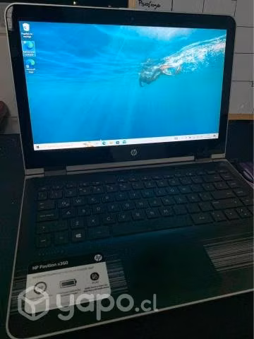Notebook HP x360 Pavilion convertible a Tablet