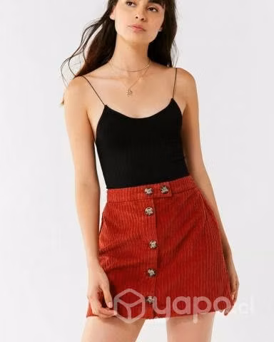 Mini de pana de urban outfitters