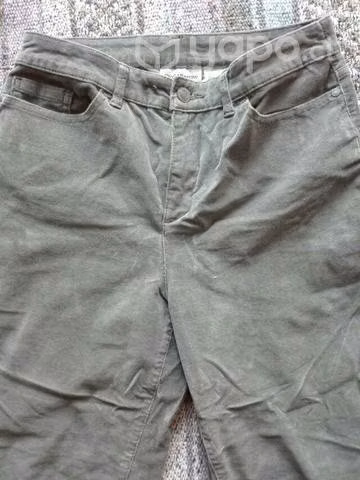 Pantalon de cotele gris. - Imagen 3