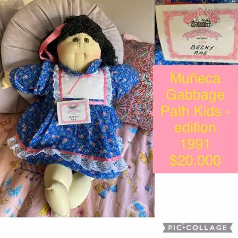 Muñeca vintage Gabbage path kids 1991
