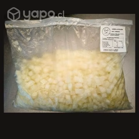 Verduras procesadas selladas al vacio