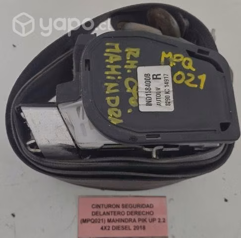 Cinturon Seguridad Del Der Mahindra Pick Up 2018