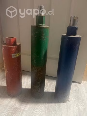 3 Brocas testiguera - Taladro Magnetico